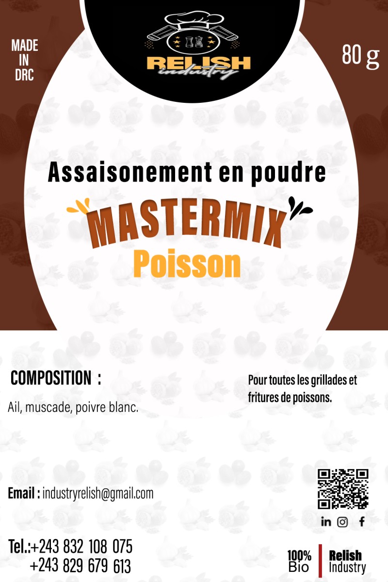 Mastermix poisson hors emballage
